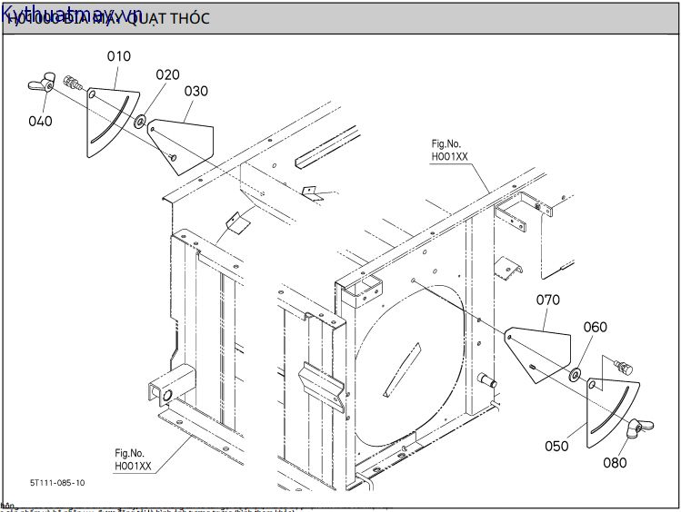 Đĩa máy quạt thóc